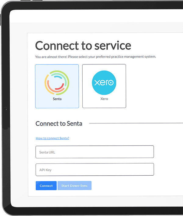 Practice manager integration